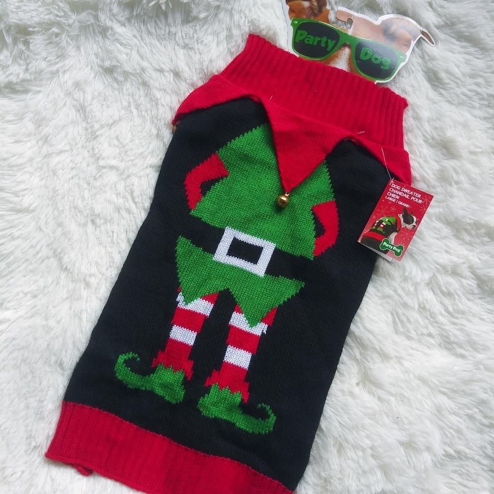 🎯🎯 SALE 🎯🎯 NWT Dog pets Elf Sweater Sz Med